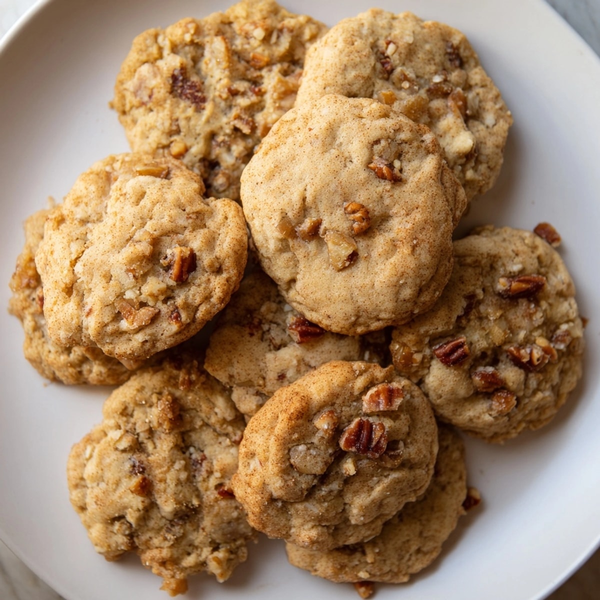 Homemade Cinnamon Date Pecan Cookies recipe: a simple and delicious harvest dessert.