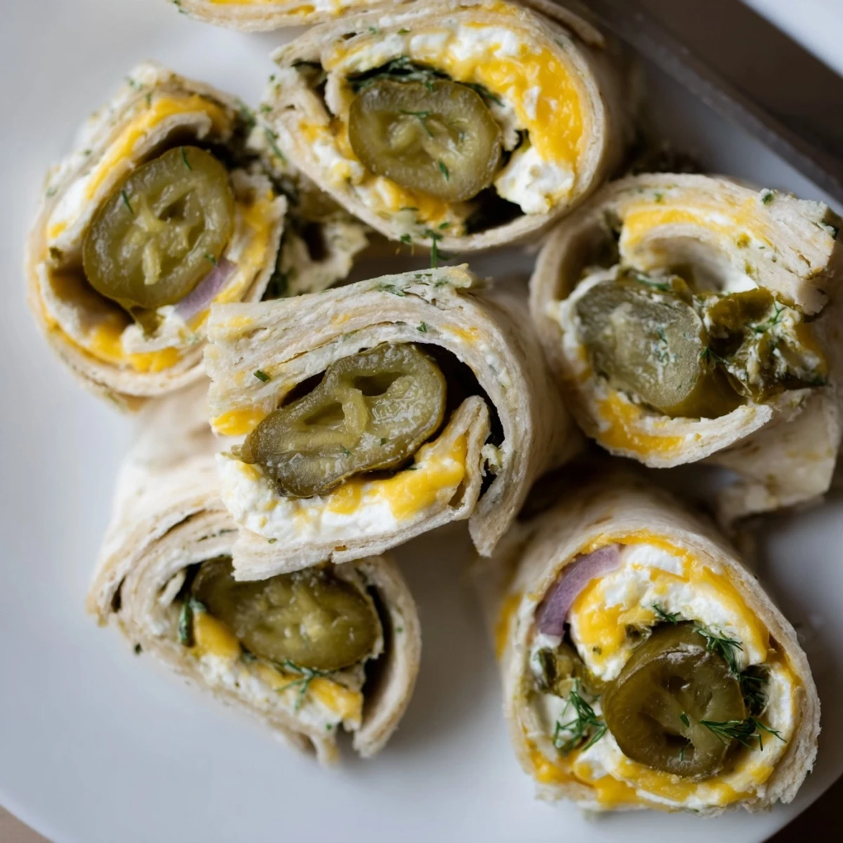 Deliciously tangy Pickle-in-a-Blanket bites, perfect for parties and quick gatherings.  