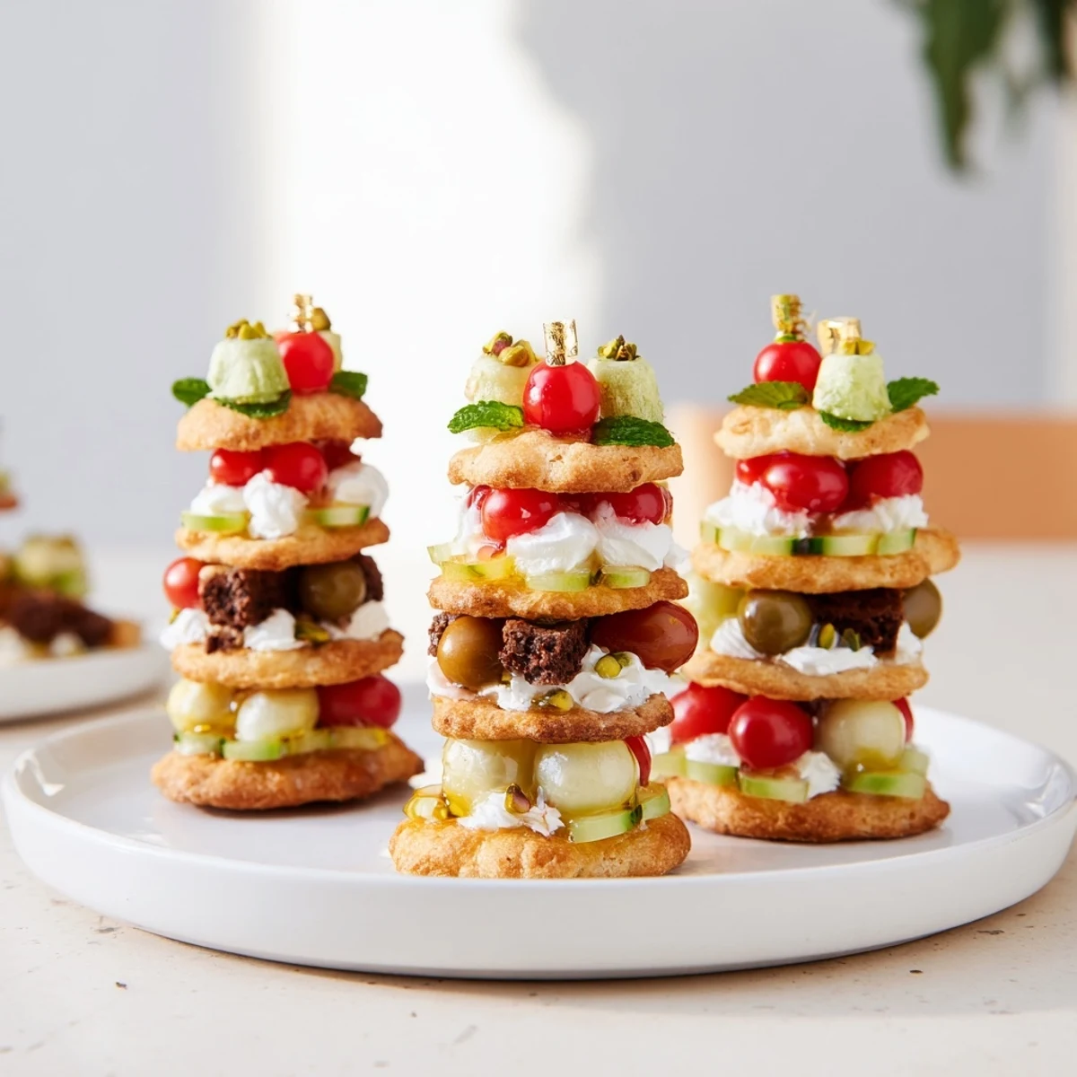 Indulge in this elegant Tour dÉléphant Goûter Gourmand, a French-inspired treat with sweet pastries and savory bites.