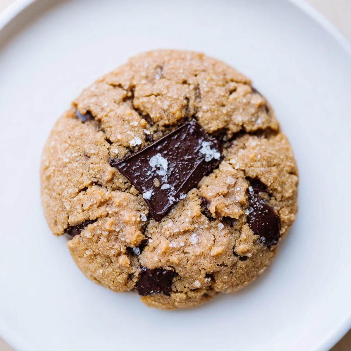 Warm, chewy Miso Brown Butter Cookies fresh from the oven, offering a delicious buttery aroma.