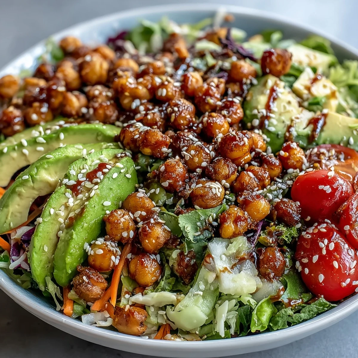 Tossed grains and steamed broccoli in this Rainbow Veggie Buddha Bowl with Sesame Ginger Dressing, ready for a quick, healthy weeknight dinner.