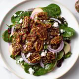 Gingerbread Spiced Candied Pecan Salad