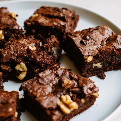 Fudgy zero-waste brownies made with nut-milk pulp, topped with chocolate chips.