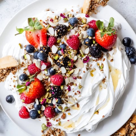 Creative Butter Board Dessert Version with berries, nuts, and drizzled honey on toast.  