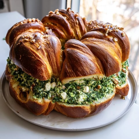 Warm, golden-brown Reindeer Antler Spinach Dip Ring, ready to serve at your holiday table, inviting guests.