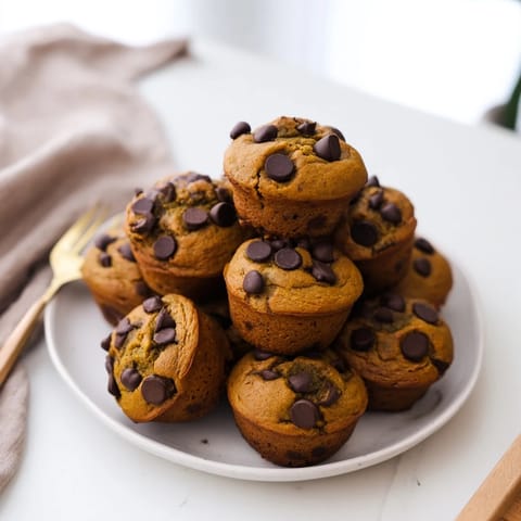 Matcha Pumpkin Chocolate Muffin