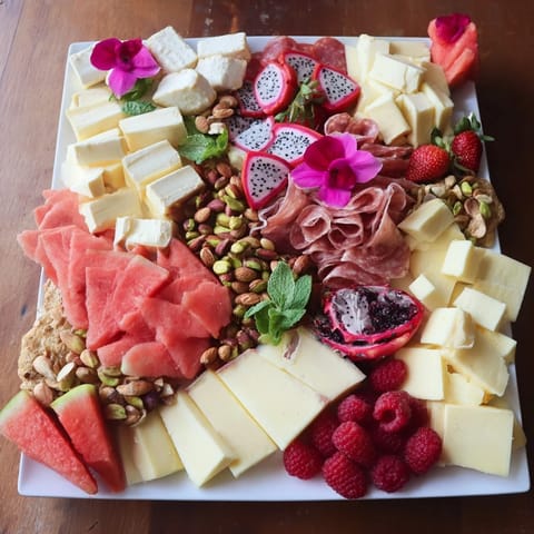 Flamingo Paradise Grazing Board