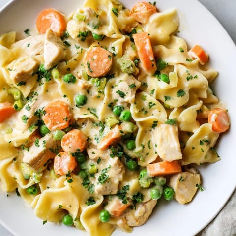 Creamy Chicken Egg Noodles