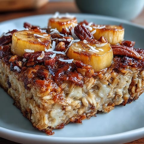 Vegan Tropical Oatmeal Bake #557