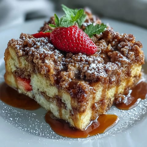 Galentines Strawberry French Toast