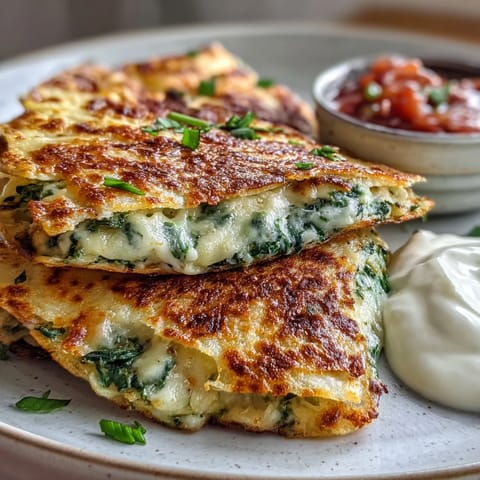 Shamrock-shaped spinach quesadillas filled with melted cheddar cheese, perfect for a festive St. Patrick's Day snack.