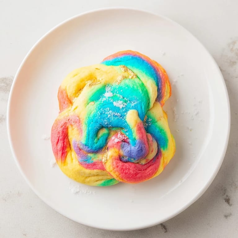 Colorful slices of Cloud Bread create a stunning brunch centerpiece for guests.