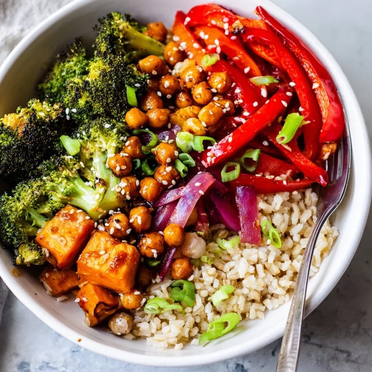 Savory miso-butter and gochujang-maple sauces brighten these delicious grain bowls.