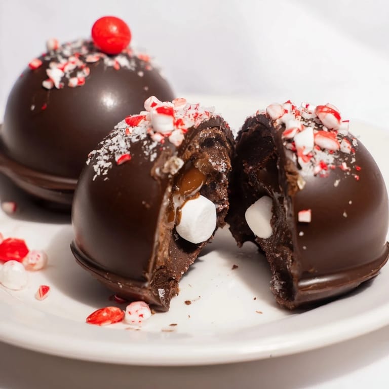 Festive Hot Cocoa Bomb Topping Bar: a close-up shows diverse toppings, perfect for cozy celebrations.