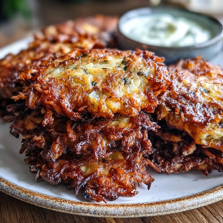 Cabbage Fritters With Dipping Sauce served warm on a platter with parsley garnish.